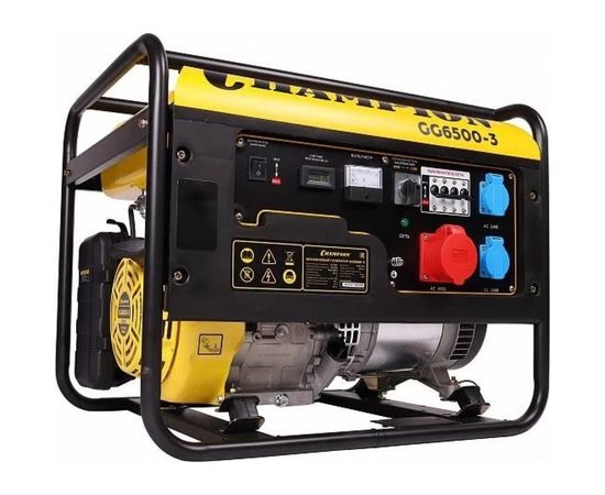 Трехфазный бензиновый генератор CHAMPION GG6500-3 
