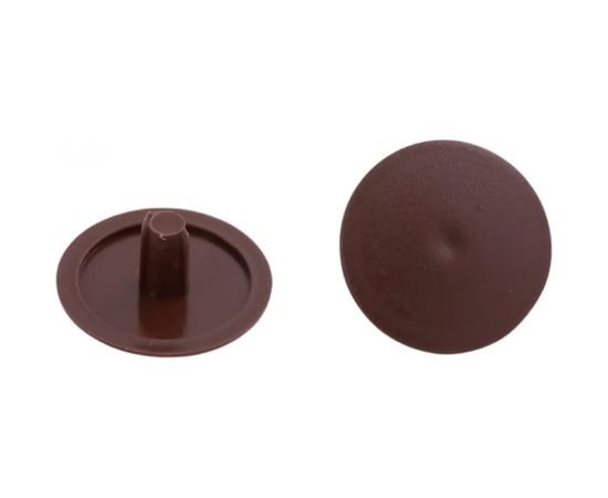 Заглушка на шуруп-стяжку ЕВРОПАРТНЕР 7 мм коричневая 45 шт. 16 2753 4 