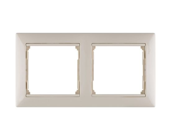 Рамка Legrand Valena 2 поста горизонтальный монтаж слоновая кость Leg 774352 