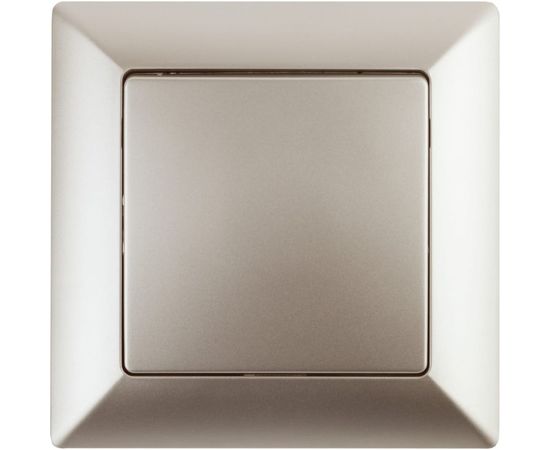 Выключатель Intro 410104 10А, 250В, СУ, Solo, шампань Б0043266 