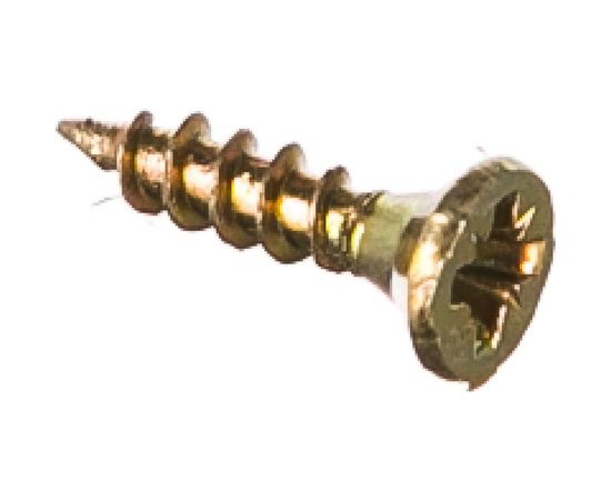 Универсальный саморез Tech-Krep 10х2,5 мм 500 шт желтый, коробка с окном 102218 