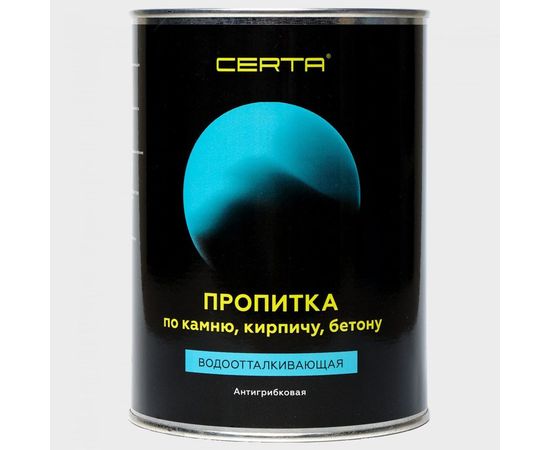 Водоотталкивающая пропитка по камню, кирпичу и бетону с эффектом ""мокрого камня"" CERTA 0.7 кг KRGL0028 