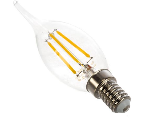 Лампа Gauss LED Filament Свеча на ветру dimmable E14 5W 450lm 4100K 104801205-D – изображение 2