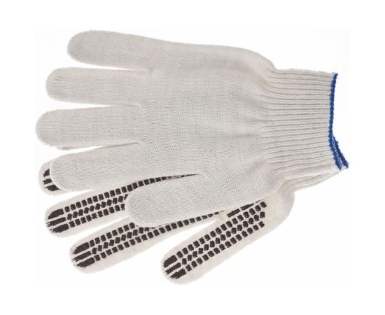 Трикотажные перчатки СИБРТЕХ, рисунок ПВХ гель, Протектор, оверлок, 67778 – изображение 2