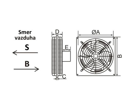 Многофункциональный металлический вентилятор MTG MF200G-10 B 22435 – изображение 2