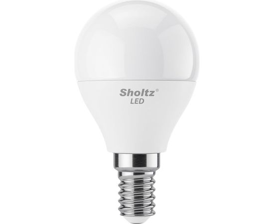 Светодиодная лампа Sholtz шар 9Вт E14 4000К 220В LEB3048 – изображение 2