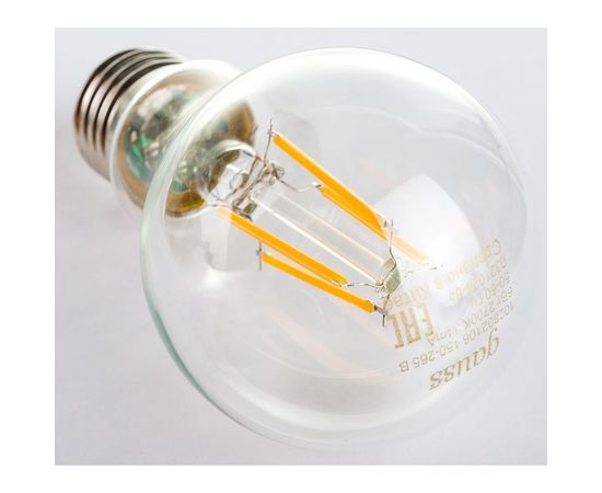 Лампа LED A60 E27 6W 2700К Gauss Filament 102802106 – изображение 2