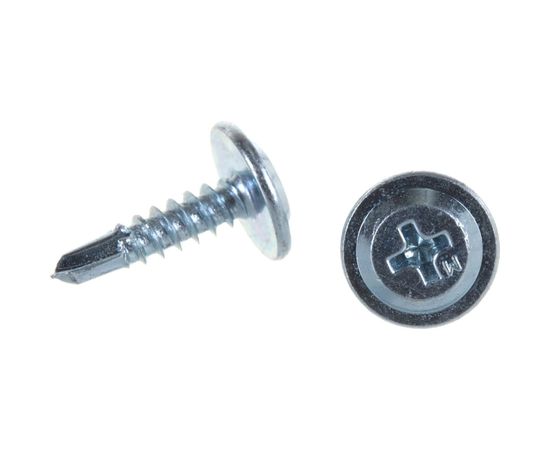 Саморез BULLIT ШСММ прессшайба сверло 4.2x16 200 шт., пл.конт 280 мл 14-0019090 – изображение 2