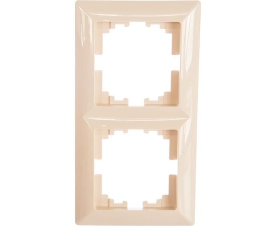 Рамка Intro 450202 на 2 поста, СУ, Solo, слоновая кость Б0043411 – изображение 2