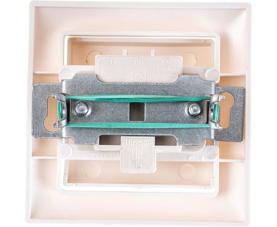 Выключатель Кунцево-Электро СЕЛЕНА скрытой установке одноклавишный 10А С110-378 8100 – изображение 3