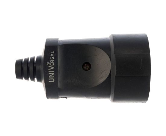 Штепсельное гнездо б/з, черное, ПВХ-облив 10А 250В UNIVersal ОА0150 – изображение 3