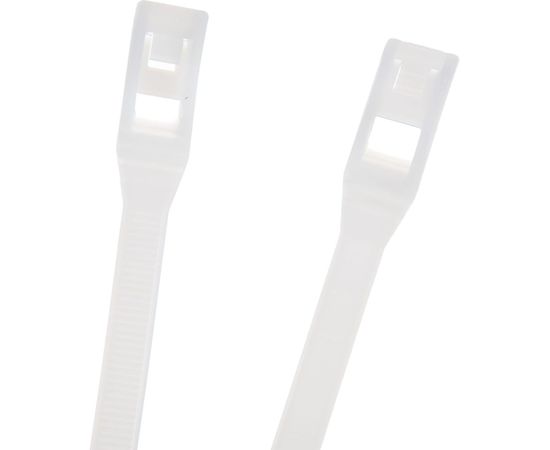 Кабельные стяжки ЗУБР КОБРА белые, с плоским замком, 7.6 х 370 мм, 10 штук, нейлоновые 30930-76-370 – изображение 3