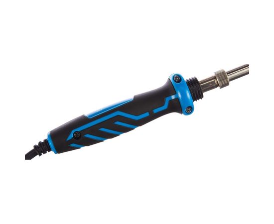 Паяльник с двухкомпонентной рукояткой, с защитным колпачком, керамическим нагревательным элементом, 40Вт, конус Зубр ПРОФЕССИОНАЛ 55413-40 – изображение 3