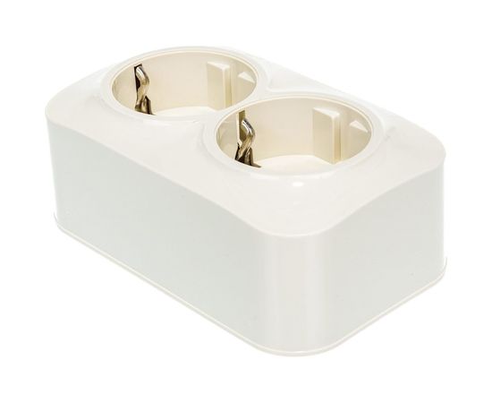 Двухместная розетка IONICH с/з слоновая кость 1428 – изображение 3