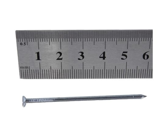 Строительный гвоздь КРЕПКО-НАКРЕПКО 2.5x60 оцинк. 1 кг 41134 – изображение 3