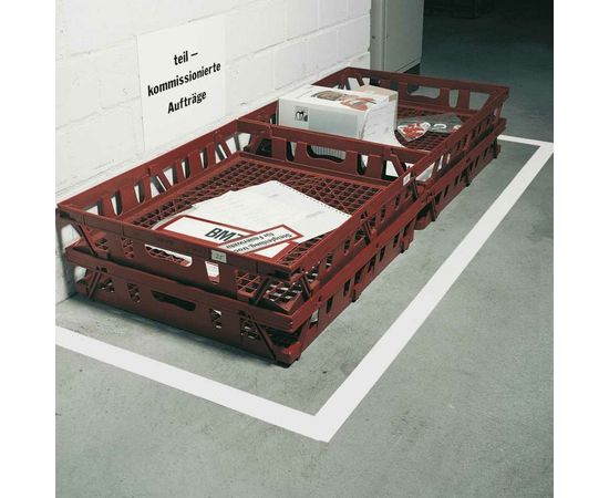 ПВХ лента для разметки Mehlhose GmbH толщина 150 мкм, цвет белый KMSE05033 – изображение 3