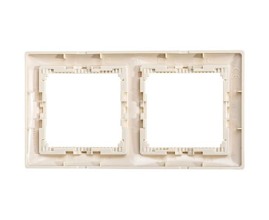 Рамка Legrand Valena 2 поста горизонтальный монтаж слоновая кость Leg 774352 – изображение 4