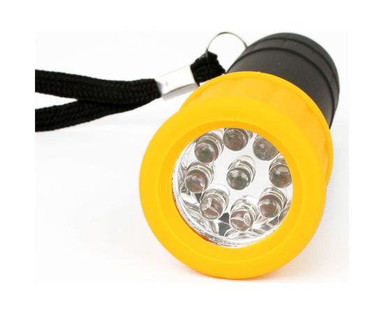 Фонарь Ultraflash LED15001-B (3XR03 светофор, желтый с черным, 9 LED, пластик, блистер) 10480 – изображение 4