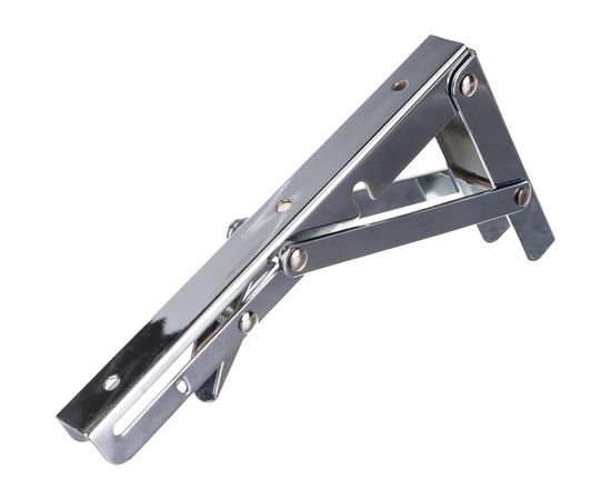 Складной кронштейн для полок MFK-TORG 200х110мм хром SB-53 К-53-200х110-ХРОМ – изображение 4