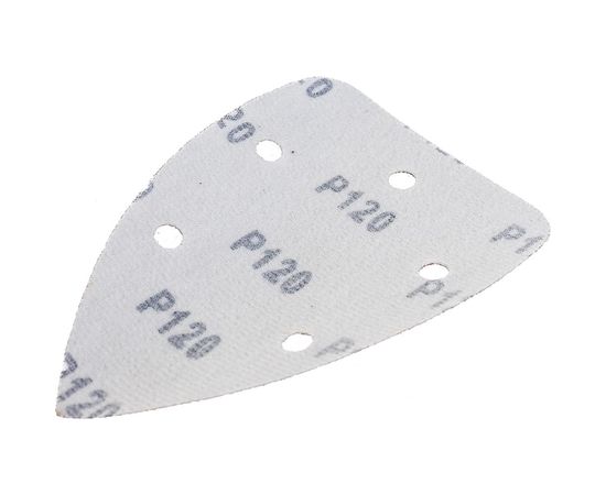 Треугольник шлифовальный на липучке (5 шт; 140х140х80 мм; Р120) PATRIOT 820010204 – изображение 4