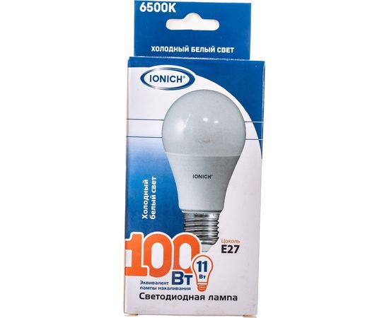 Светодиодная лампа IONICH общего назначения ILED-SMD2835-A60-11-990-230-6.5-E27 1125 1559 – изображение 5