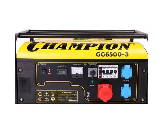 Трехфазный бензиновый генератор CHAMPION GG6500-3 – изображение 6