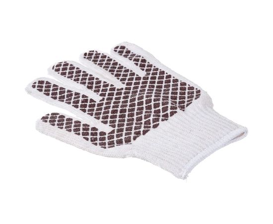 Трикотажные перчатки СИБРТЕХ, рисунок ПВХ гель Шахматный облив, оверлок, 67779 – изображение 8