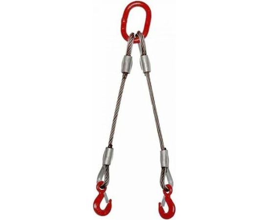 Двухветвевой канатный строп КантаПлюс опрессовка о2СК-4,0/4,0м 