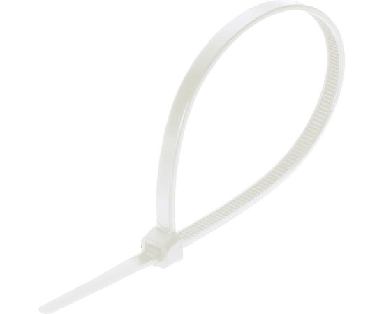 Нейлоновые хомуты Ultima 3.6х180 мм, белые, 100 шт, пакет 152003 