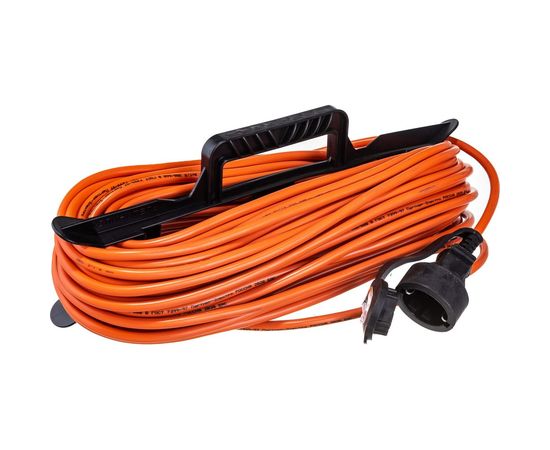 Силовой удлинитель на рамке ЭРА UFx-1e-3x1.5-40m-IP44 с заземлением,1 гнездо, 40м, ПВС 3x1 Б0046813 