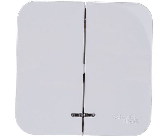 Двухклавишный выключатель Schneider Electric ОП BLANCA сх.5 10А 250В SchE BLNVA105111 1210453 
