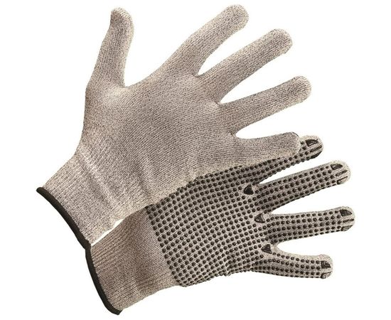 Перчатки из высокополимеризированного волокна ULTIMA точка, с покрытием ПВХ ULT970D/S 