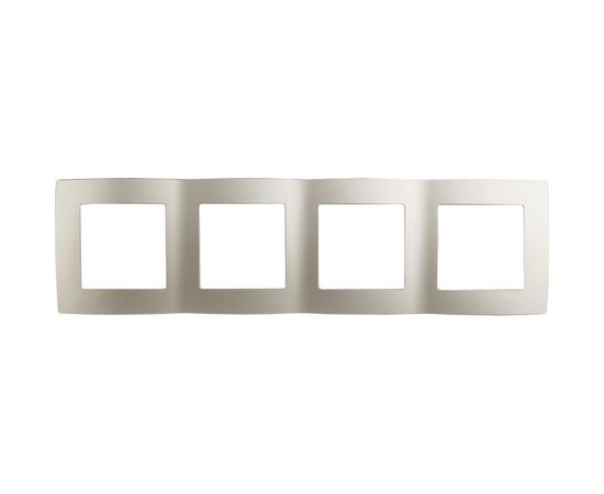 Рамка ЭРА 12-5004-15 на 4 поста, перламутр Б0019381 