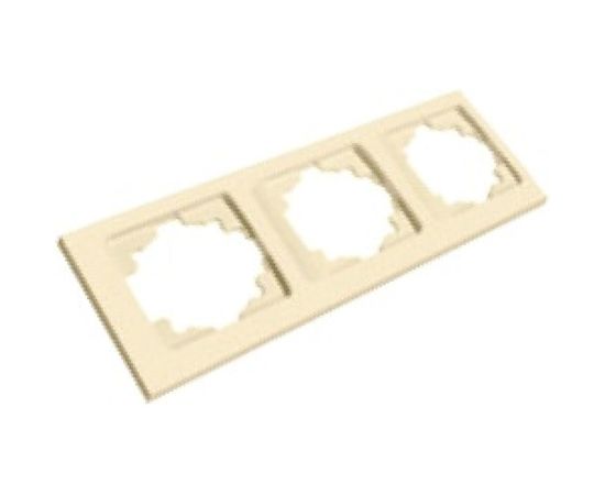 Трехпостовая вертикальная рамка, слоновая кость TDM Лама SQ1815-0134 