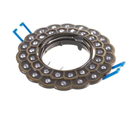 Литой поворотный светильник ЭРА KL36А GAB cо стразами MR16, 12V/220V, 50W Б0003796 – изображение 2