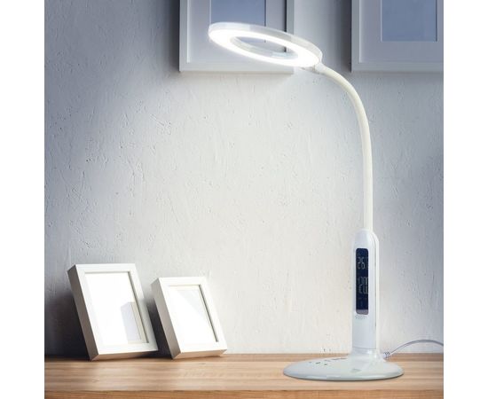 Настольный светильник ЭРА NLED-476-10W-W белый Б0038591 – изображение 13