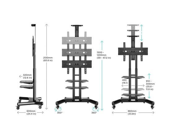 Стойка для ТВ ONKRON TS1552 – изображение 2