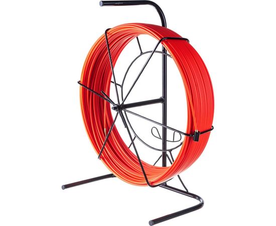 Протяжка для кабеля мини OlmiOn УЗК d=6 мм L=100 м в напольной кассете №3, красный СП-К3-6/100 – изображение 2