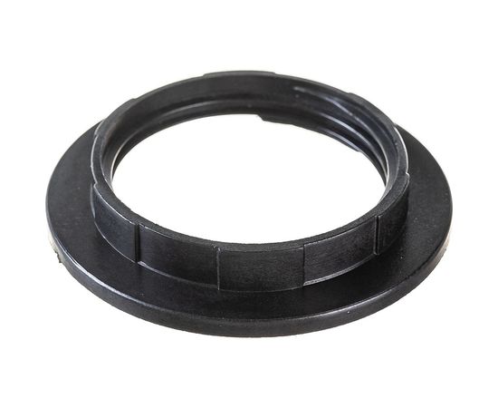 Абажурное кольцо IEK КП27-К01, бакелит, Е27, черный, индивидуальный пакет EKP10-02-02-K02 – изображение 3