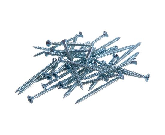 Саморез КРЕП-КОМП белый цинк POZY 3,5х50 500 шт бд3550ф – изображение 3