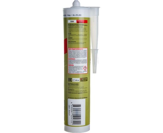 Силиконовый универсальный герметик Sila белый PRO Max Sealant 290 мл SSUWH0290 – изображение 3