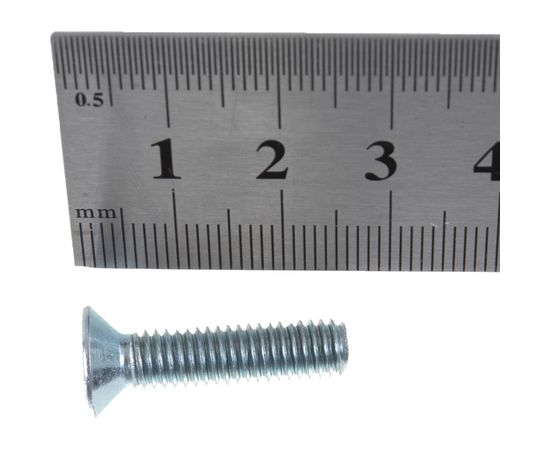 Потайной винт Метизный двор M6x25 DIN 965, 100 шт. 4607159066824 – изображение 3