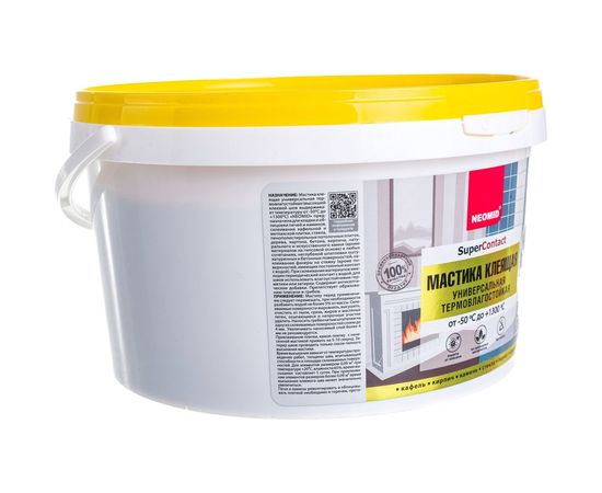 Клеящая термостойкая универсальная мастика Neomid 4 кг Н-Маст-4 – изображение 4