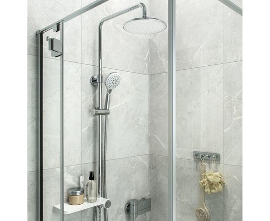 Душевой гарнитур с верхней лейкой IDDIS, белый, Ray, RAYSW3Fi76 – изображение 4