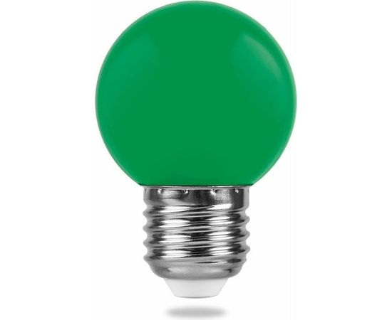 Лампа FERON LED 1вт Е27, зеленый, шар 25117 – изображение 4
