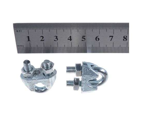 Зажим для троса Метизный двор 8 мм DIN 741. 4 шт. 4690441032171 – изображение 4