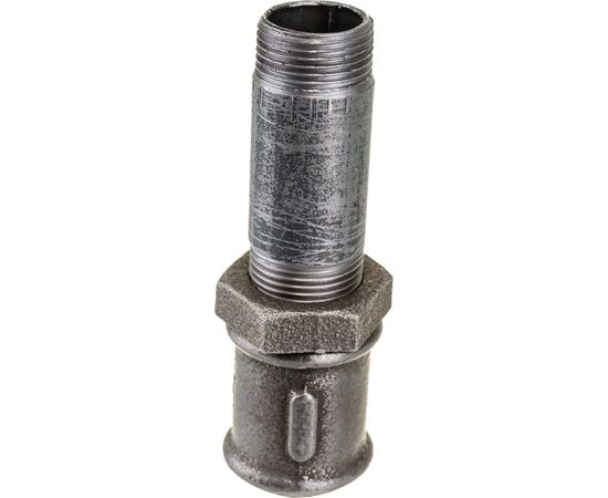 Сгон ДТРД стальной, в сборе с муфтой и контргайкой чугунными Ду 20 (3/4"") L-110 12200110 – изображение 5