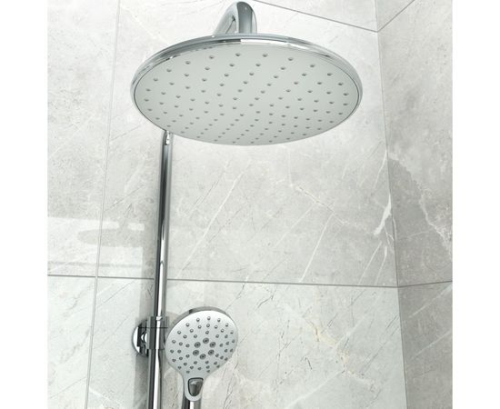 Душевой гарнитур с верхней лейкой IDDIS, белый, Ray, RAYSW3Fi76 – изображение 6