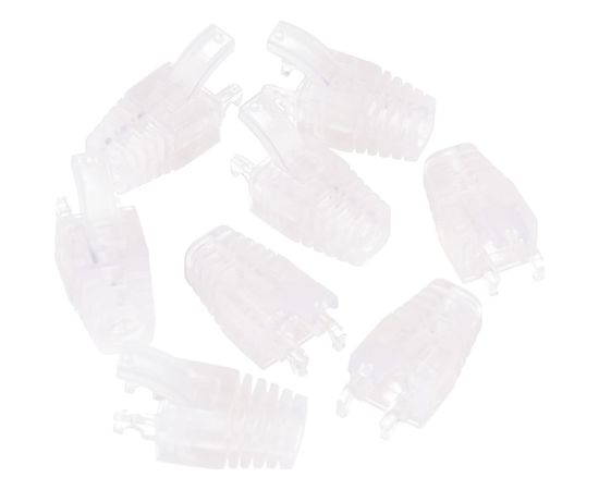 Защитный прозрачный колпачок для коннекторов RJ45 NIKOMAX 100шт NMC-RJBOOT55B-TR-100 