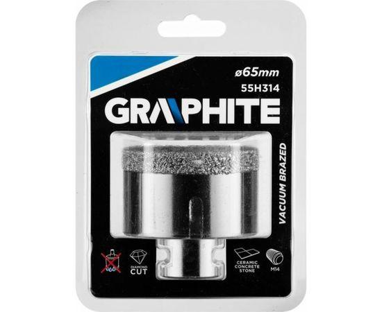 Сверло корончатое (65 мм; M14) GRAPHITE 55H314 